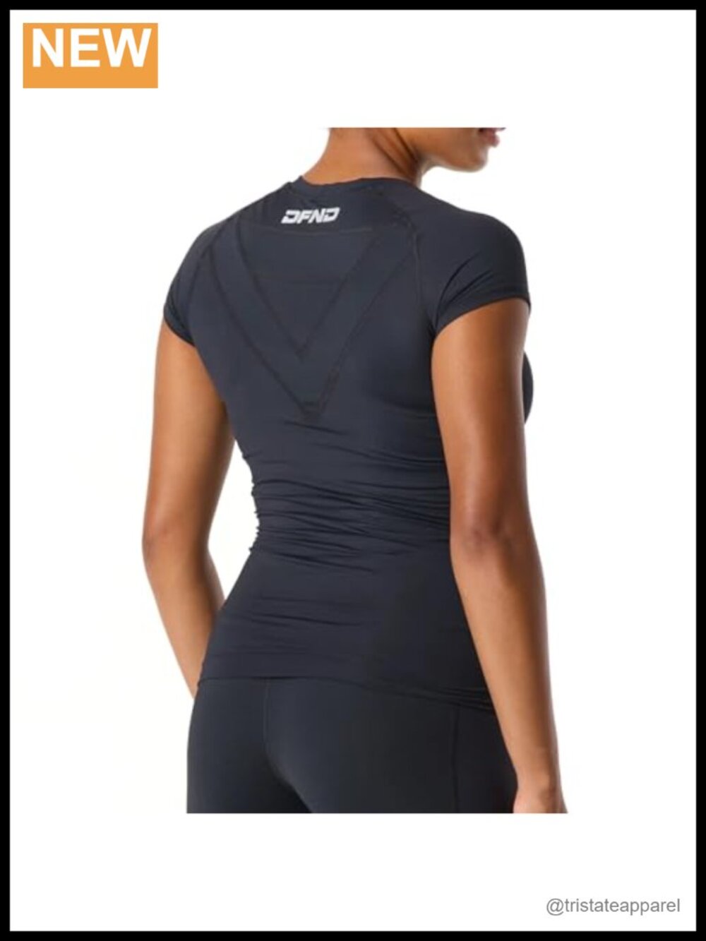 Women's SS Compression Posture Shirt Back Shoulder Neck Pain Training